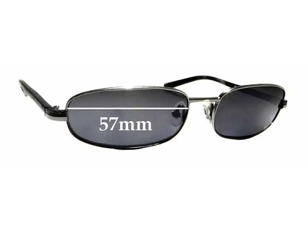 Sunglass Fix Replacement Lenses for Prada SPR56E & PR56ES - 57mm Wide Sunglass Fix Replacement Lenses for Prada SPR56E & PR56ES - 57mm Wide