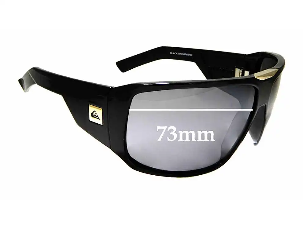 Sunglass Fix Replacement Lenses for Quiksilver The Whopper - 73mm Wide Sunglass Fix Replacement Lenses for Quiksilver The Whopper - 73mm Wide