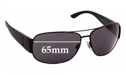 Sunglass Fix Replacement Lenses for Polo Polo 3063 - 65mm Wide Polo Polo 3063 Replacement Lenses 65mm wide
