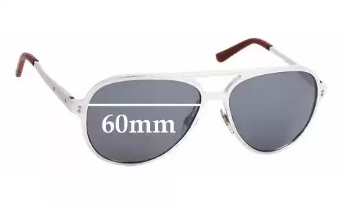 Sunglass Fix Replacement Lenses for Polo RL 7049Q - 60mm Wide Polo RL 7049Q Replacement Lenses 60mm wide