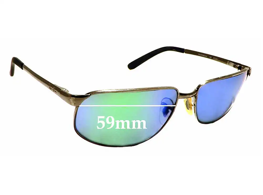 Sunglass Fix Replacement Lenses for Ray-Ban RAM2062AA RC001 - 59mm Wide Sunglass Fix Replacement Lenses for Ray-Ban RAM2062AA RC001 - 59mm Wide