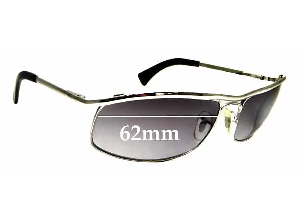 Sunglass Fix Replacement Lenses for Ray-Ban RB3339 - 62mm Wide Sunglass Fix Replacement Lenses for Ray-Ban RB3339 - 62mm Wide