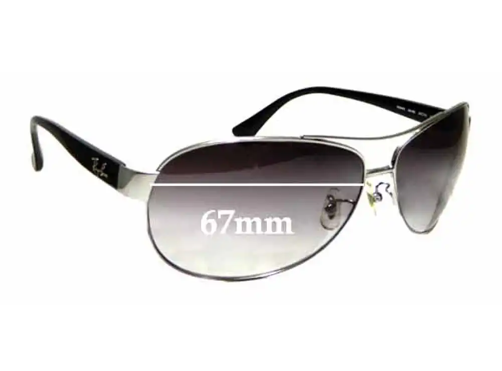 Sunglass Fix Replacement Lenses for Ray-Ban RB3464 - 67mm Wide Sunglass Fix Replacement Lenses for Ray-Ban RB3464 - 67mm Wide