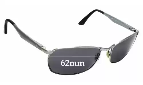 Sunglass Fix Replacement Lenses for Ray-Ban RB3534 - 62mm Wide Ray-Ban RB3534 Replacement Lenses 62mm wide