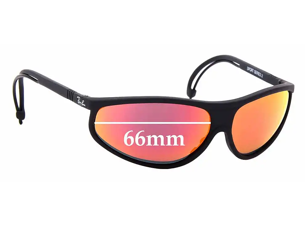 Sunglass Fix Replacement Lenses for Ray-Ban Sport Series 2 - 66mm Wide Sunglass Fix Replacement Lenses for Ray-Ban Sport Series 2 - 66mm Wide