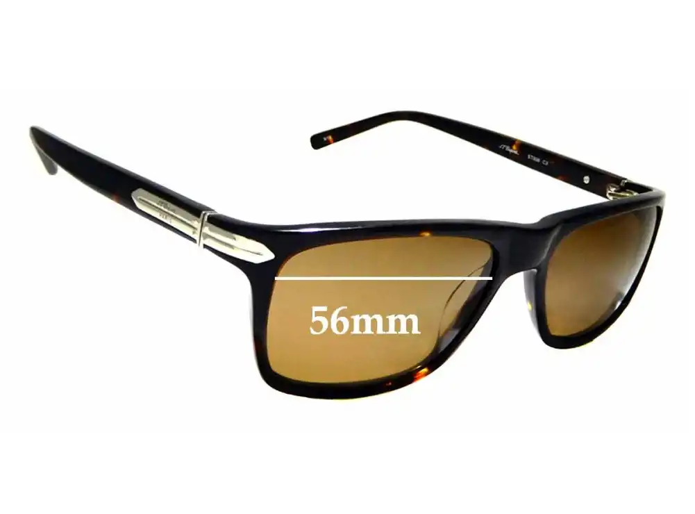 Sunglass Fix Replacement Lenses for S.T. Dupont ST008 - 56mm Wide Sunglass Fix Replacement Lenses for S.T. Dupont ST008 - 56mm Wide