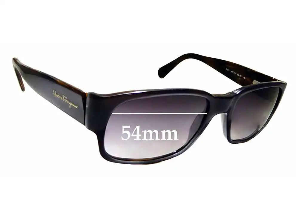 Sunglass Fix Replacement Lenses for Salvatore Ferragamo 2059 - 54mm Wide Sunglass Fix Replacement Lenses for Salvatore Ferragamo 2059 - 54mm Wide