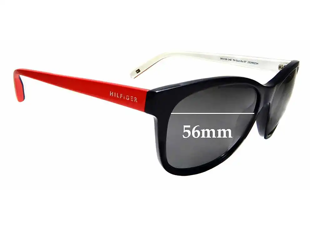 Sunglass Fix Replacement Lenses for Tommy Hilfiger TH Sun Rx 07 - 56mm Wide Sunglass Fix Replacement Lenses for Tommy Hilfiger TH Sun Rx 07 - 56mm Wide
