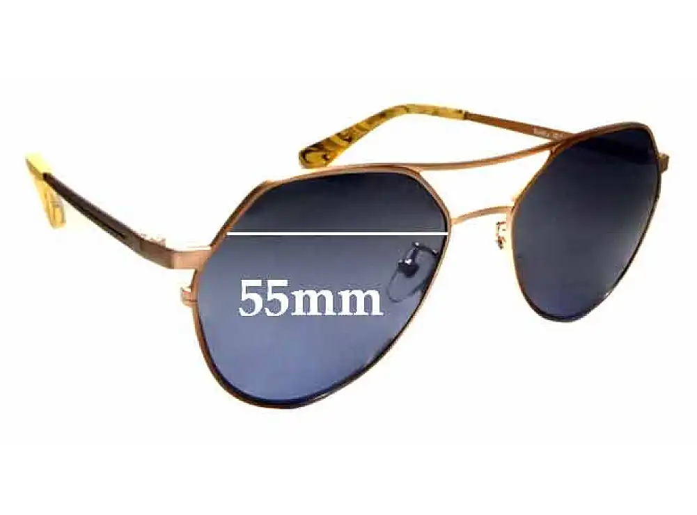 Sunglass Fix Replacement Lenses for Tabulae Eyewear Bendis - 55mm Wide Sunglass Fix Replacement Lenses for Tabulae Eyewear Bendis - 55mm Wide