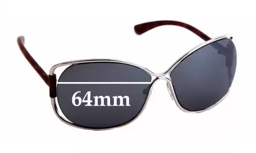 Sunglass Fix Replacement Lenses for Tom Ford Eugenia TF156 - 64mm Wide Sunglass Fix Replacement Lenses for Tom Ford Eugenia TF156 - 64mm Wide