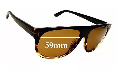 Sunglass Fix Replacement Lenses for Tom Ford Kristen TF375 - 59mm Wide Sunglass Fix Replacement Lenses for Tom Ford Kristen TF375 - 59mm Wide