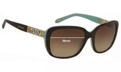Sunglass Fix Replacement Lenses for Tiffany & Co TF 4120-B - 56mm Wide Tiffany & Co TF 4120-B Replacement Lenses 56mm wide