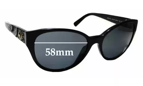Sunglass Fix Replacement Lenses for Versace MOD 4272 - 58mm Wide Sunglass Fix Replacement Lenses for Versace MOD 4272 - 58mm Wide