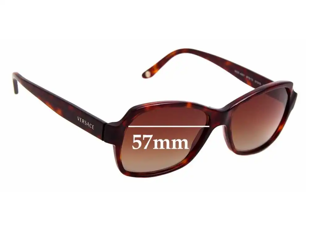 Sunglass Fix Replacement Lenses for Versace MOD 4201 - 57mm Wide Sunglass Fix Replacement Lenses for Versace MOD 4201 - 57mm Wide