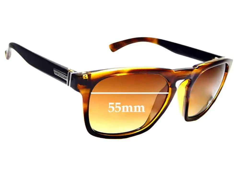 Sunglass Fix Replacement Lenses for Von Zipper Banner - 55mm Wide Sunglass Fix Replacement Lenses for Von Zipper Banner - 55mm Wide