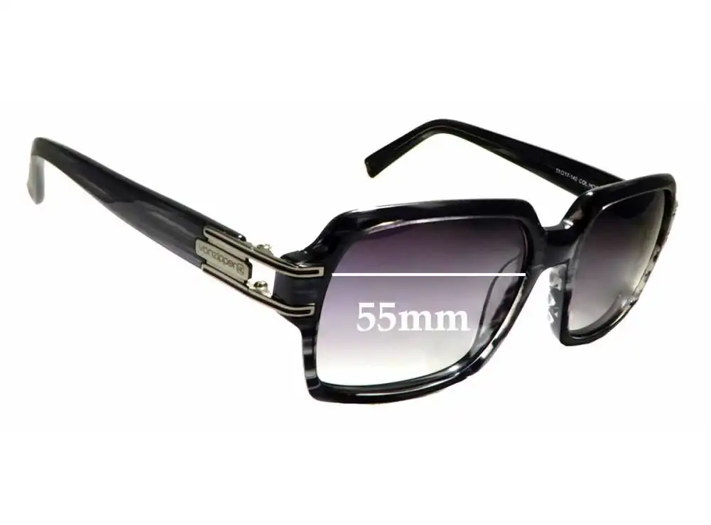 Sunglass Fix Replacement Lenses for Von Zipper Hotel Motel - 55mm Wide Sunglass Fix Replacement Lenses for Von Zipper Hotel Motel - 55mm Wide