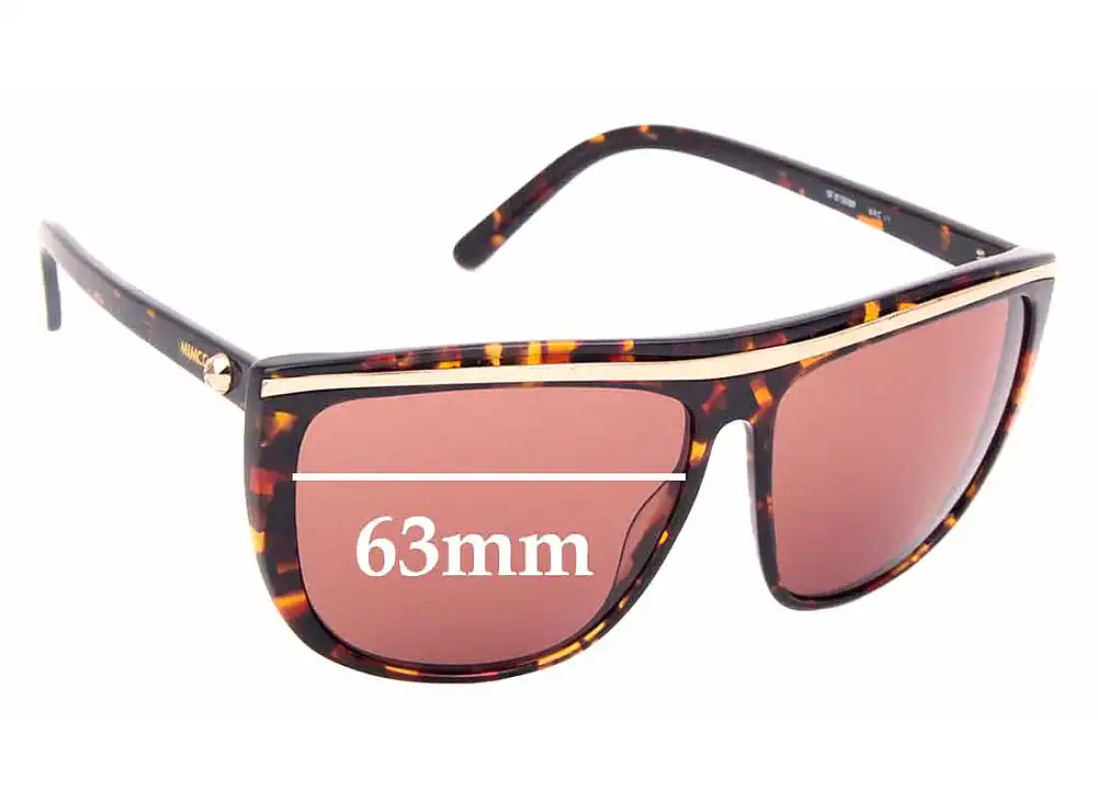Sunglass Fix Replacement Lenses for Mimco Sportluxe - 63mm Wide Sunglass Fix Replacement Lenses for Mimco Sportluxe - 63mm Wide