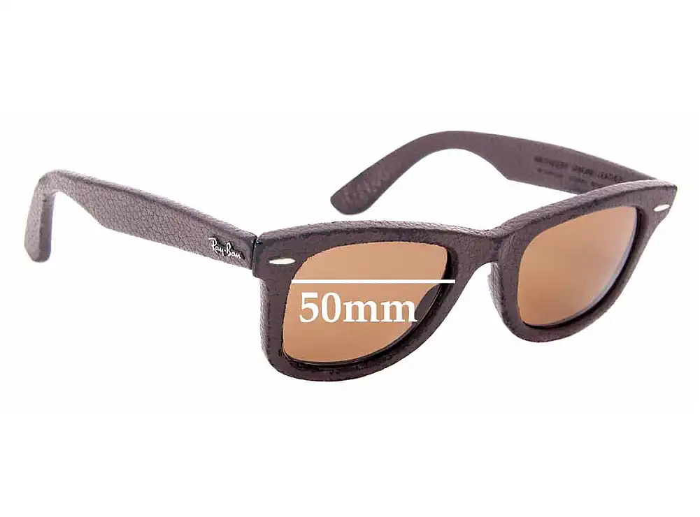 Sunglass Fix Replacement Lenses for Ray Ban RB2140-Q-M Wayfarer Genuine Leather - 50mm Wide Sunglass Fix Replacement Lenses for Ray Ban RB2140-Q-M Wayfarer Genuine Leather - 50mm Wide