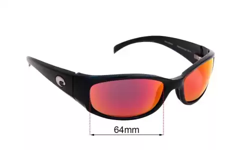 Sunglass Fix Replacement Lenses for Costa Del Mar HammerHead - 64mm Wide Sunglass Fix Replacement Lenses for Costa Del Mar HammerHead - 64mm Wide