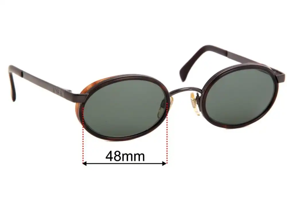 Sunglass Fix Replacement Lenses for Emporio Armani 085-S - 48mm Wide Sunglass Fix Replacement Lenses for Emporio Armani 085-S - 48mm Wide