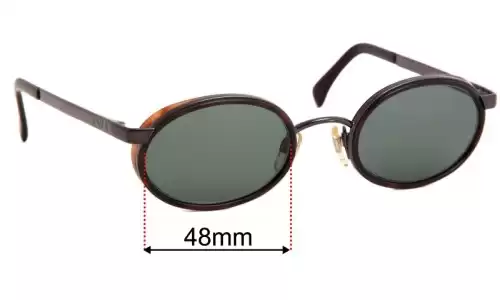 Sunglass Fix Replacement Lenses for Emporio Armani 085-S - 48mm Wide Sunglass Fix Replacement Lenses for Emporio Armani 085-S - 48mm Wide