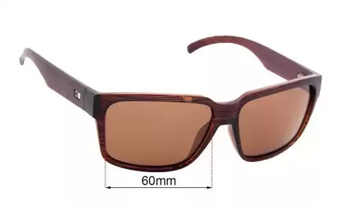 Sunglass Fix Replacement Lenses for Otis The Double - 60mm Wide Otis The Double Replacement Lenses 60mm wide