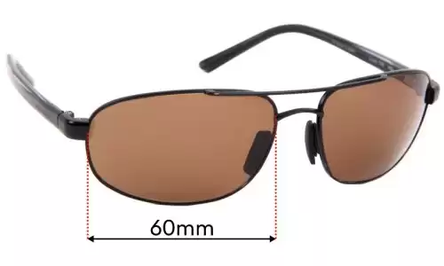 Sunglass Fix Replacement Lenses for Serengeti Livigno - 60mm Wide Serengeti Livigno Replacement Lenses 60mm wide