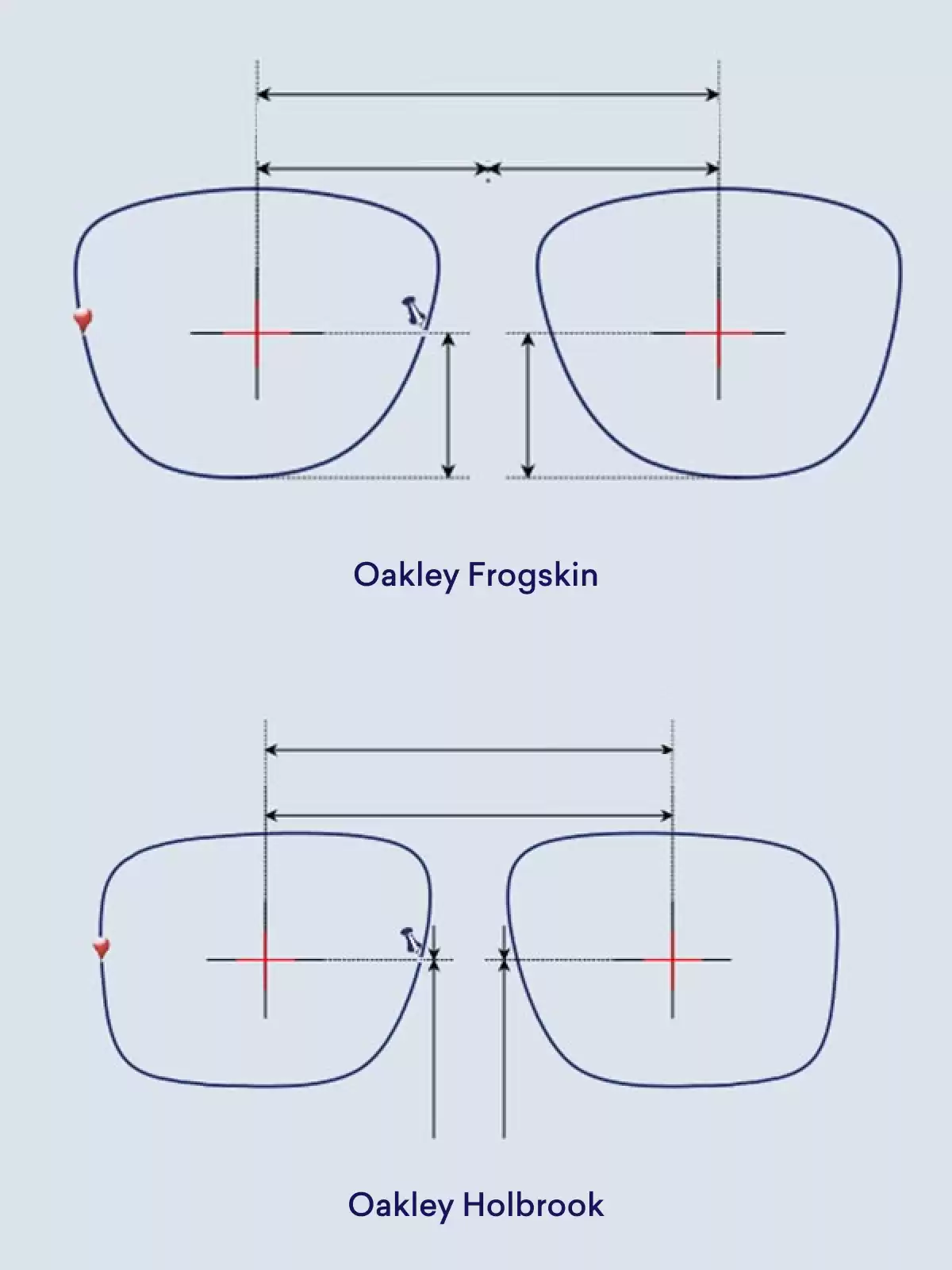 Oakley Frogskins and Holbrook Sunglass Fix Lens Shape Oakley Frogskins and Holbrook Sunglass Fix Lens Shape