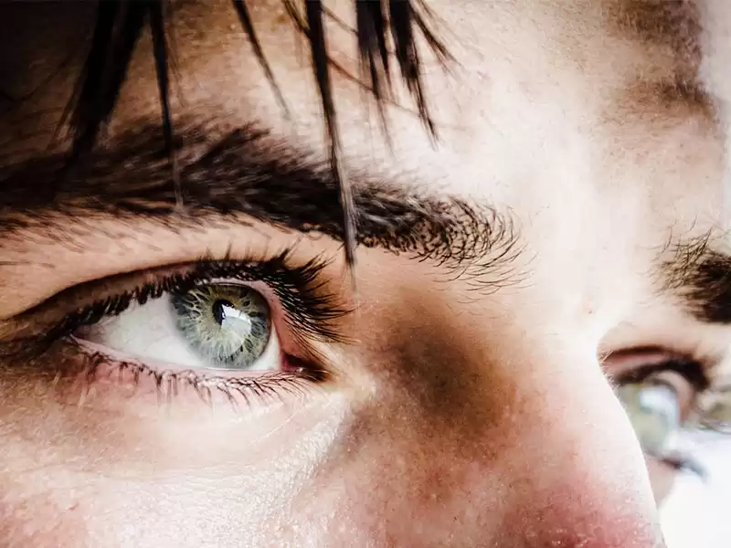 eye close-up