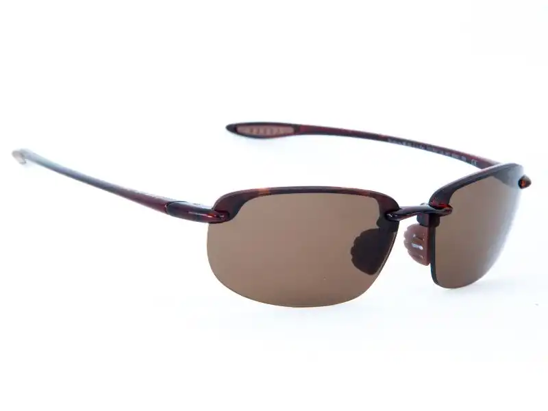 Semi Rimless Maui Jim sunglasses with brown lenses