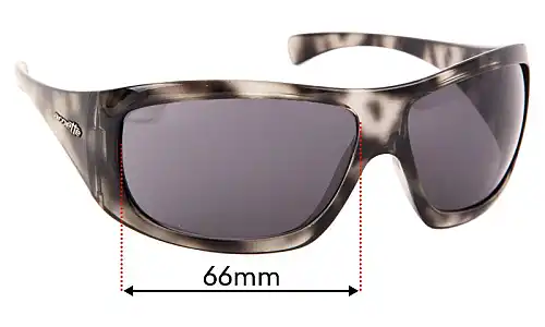 Sunglass Fix Ersatzgläser für Arnette Wrath AN4084 - 66mm Wide Sunglass Fix Ersatzgläser für Arnette Wrath AN4084 - 66mm Wide