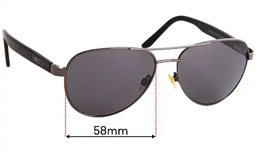 Sunglass Fix Ersatzgläser für Bill Bass Earl - 58mm Wide Sunglass Fix Ersatzgläser für Bill Bass Earl - 58mm Wide