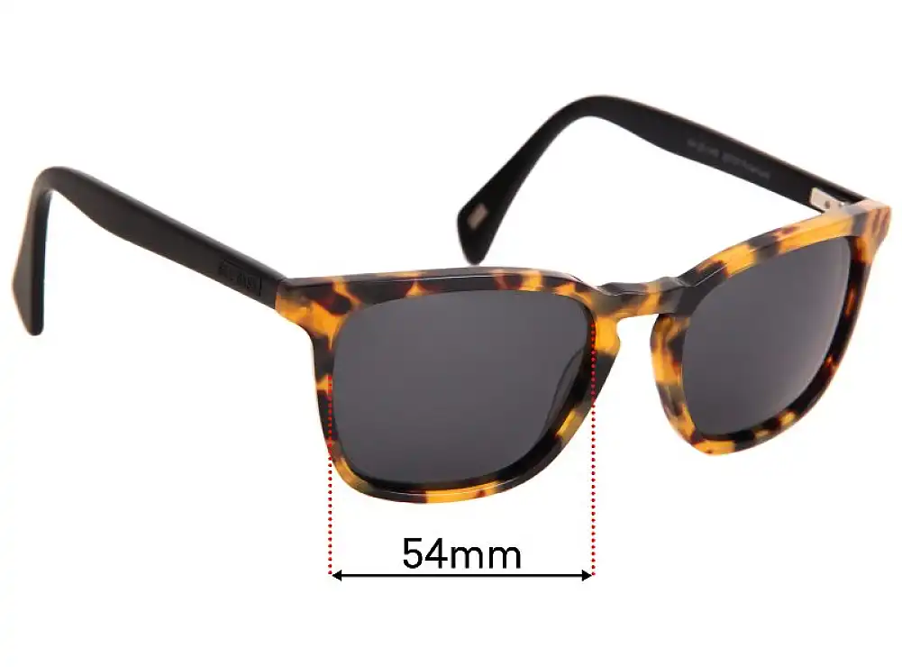 Sunglass Fix Ersatzgläser für Bill Bass Pepe - 54mm Wide Sunglass Fix Ersatzgläser für Bill Bass Pepe - 54mm Wide