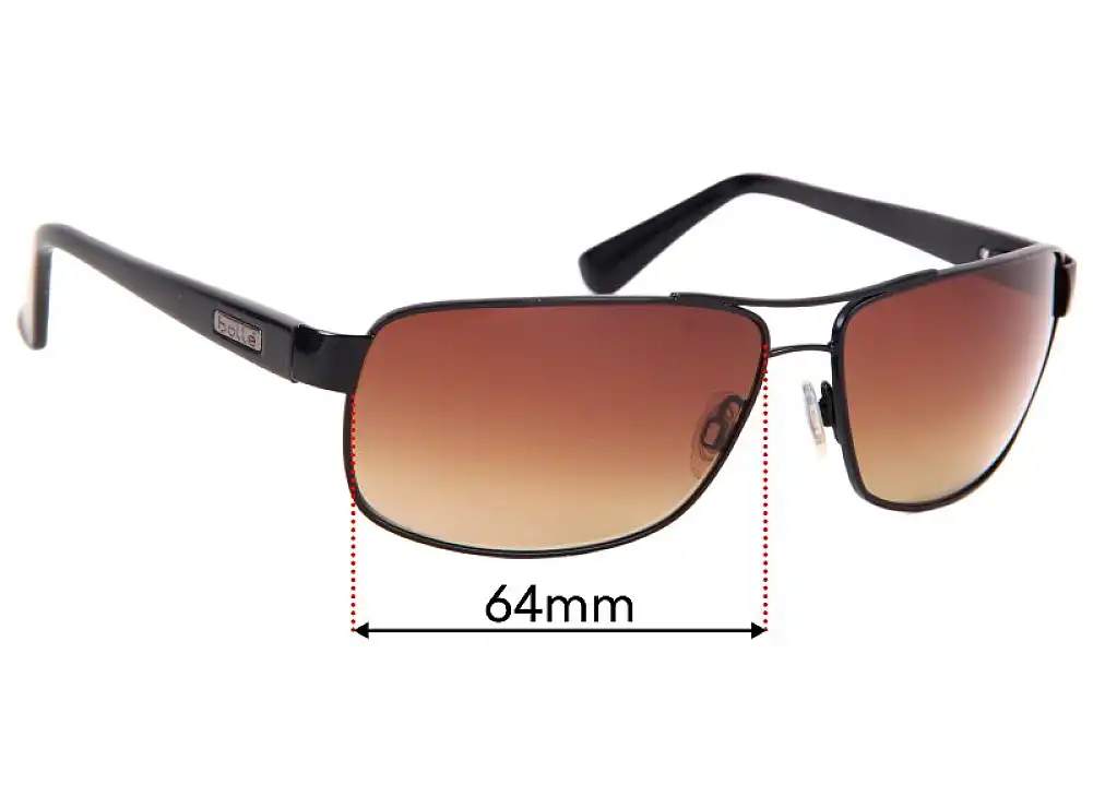 Sunglass Fix Ersatzgläser für Bolle Lexington - 64mm Wide Sunglass Fix Ersatzgläser für Bolle Lexington - 64mm Wide