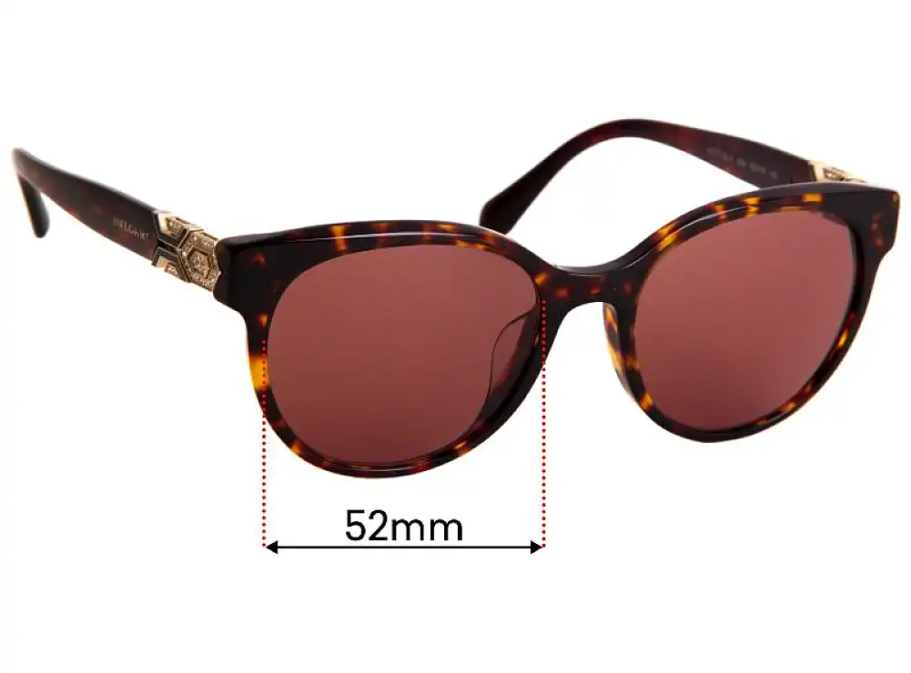 Sunglass Fix Ersatzgläser für Bvlgari 4177-B-F - 52mm Wide Sunglass Fix Ersatzgläser für Bvlgari 4177-B-F - 52mm Wide