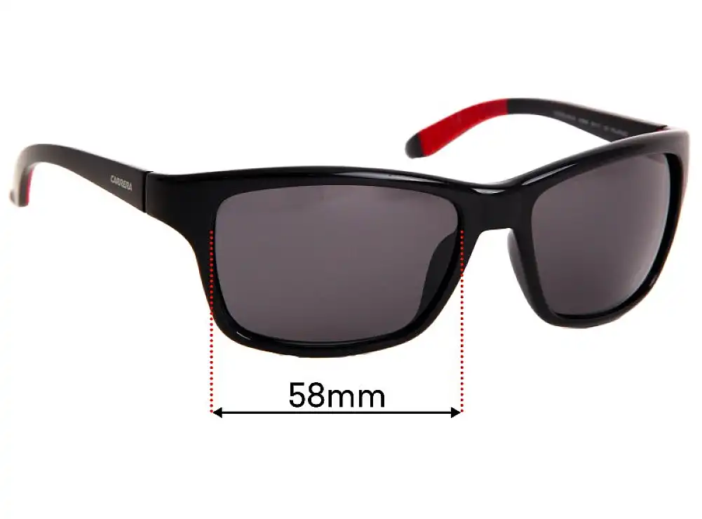 Sunglass Fix Ersatzgläser für Carrera 8013/S - 58mm Wide Sunglass Fix Ersatzgläser für Carrera 8013/S - 58mm Wide