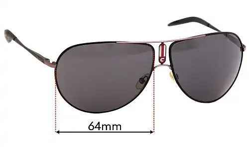 Sunglass Fix Ersatzgläser für Carrera Gipsy - 64mm Wide Sunglass Fix Ersatzgläser für Carrera Gipsy - 64mm Wide