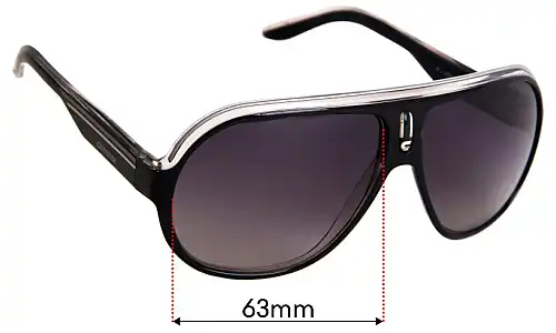 Sunglass Fix Ersatzgläser für Carrera Speedway - 63mm Wide Sunglass Fix Ersatzgläser für Carrera Speedway - 63mm Wide