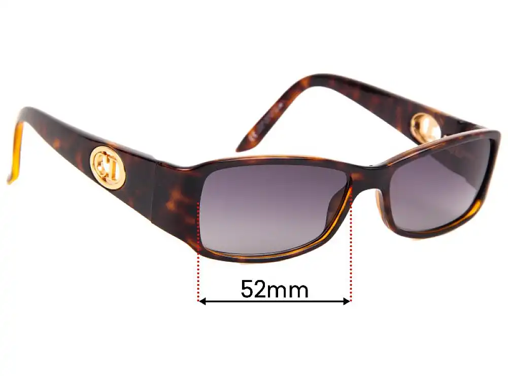 Sunglass Fix Ersatzgläser für Christian Dior CD3138 - 52mm Wide Sunglass Fix Ersatzgläser für Christian Dior CD3138 - 52mm Wide