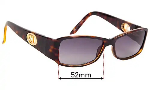 Sunglass Fix Ersatzgläser für Christian Dior CD3138 - 52mm Wide Sunglass Fix Ersatzgläser für Christian Dior CD3138 - 52mm Wide