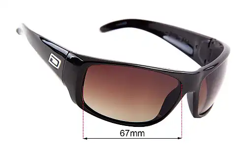 Sunglass Fix Ersatzgläser für Dirty Dog Beat 53309 - 67mm Wide Sunglass Fix Ersatzgläser für Dirty Dog Beat 53309 - 67mm Wide