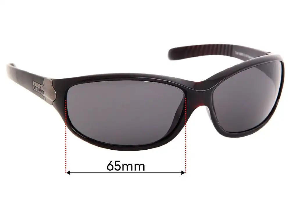Sunglass Fix Ersatzgläser für Dirty Dog Turk - 65mm Wide Sunglass Fix Ersatzgläser für Dirty Dog Turk - 65mm Wide