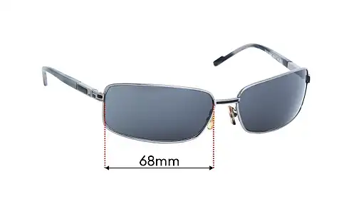 Sunglass Fix Ersatzgläser für Dunhill DU51804 - 68mm Wide Sunglass Fix Ersatzgläser für Dunhill DU51804 - 68mm Wide