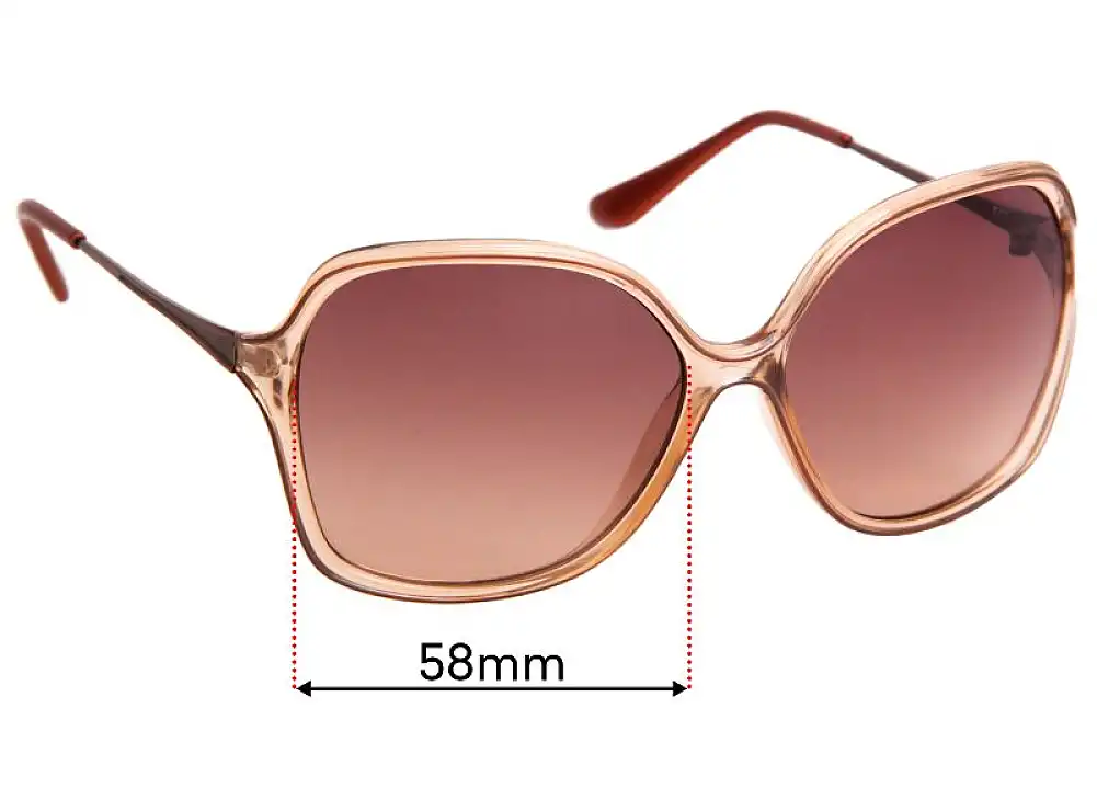 Sunglass Fix Ersatzgläser für Fiorelli Constance - 58mm Wide Sunglass Fix Ersatzgläser für Fiorelli Constance - 58mm Wide