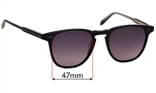 Sunglass Fix Ersatzgläser für Garrett Leight Brooks - 47mm Wide Sunglass Fix Ersatzgläser für Garrett Leight Brooks - 47mm Wide
