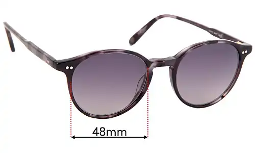 Sunglass Fix Ersatzgläser für Garrett Leight Pacific - 48mm Wide Sunglass Fix Ersatzgläser für Garrett Leight Pacific - 48mm Wide
