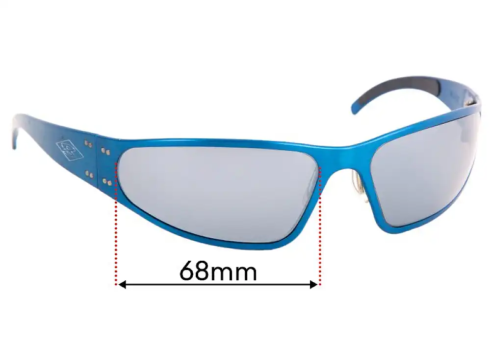 Sunglass Fix Ersatzgläser für Gatorz Wraptor - 68mm Wide Sunglass Fix Ersatzgläser für Gatorz Wraptor - 68mm Wide