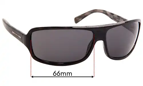Sunglass Fix Ersatzgläser für Giorgio Armani GA 453/S - 66mm Wide Giorgio Armani GA 453/S Ersatzlinsen 66mm wide
