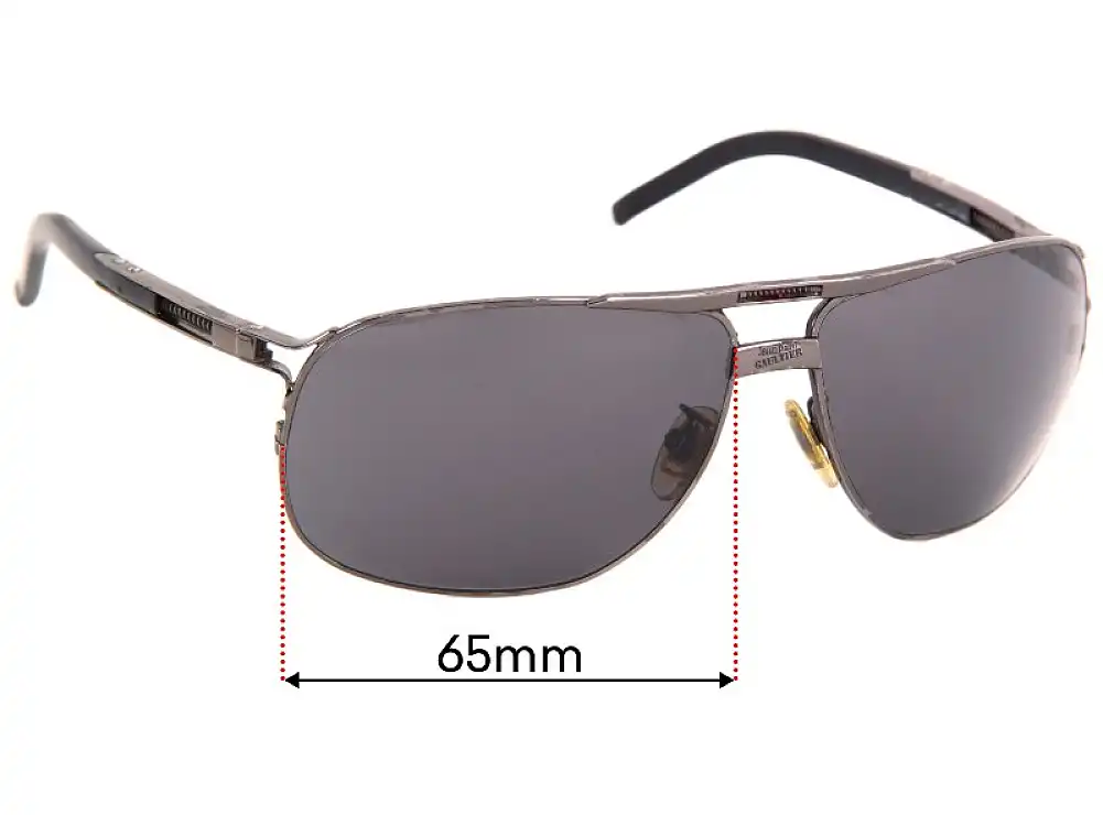 Sunglass Fix Ersatzgläser für Jean Paul Gaultier SJP040 - 65mm Wide Sunglass Fix Ersatzgläser für Jean Paul Gaultier SJP040 - 65mm Wide