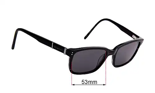 Sunglass Fix Ersatzgläser für Jeff Banks JB Sun Rx 02 - 53mm Wide Sunglass Fix Ersatzgläser für Jeff Banks JB Sun Rx 02 - 53mm Wide